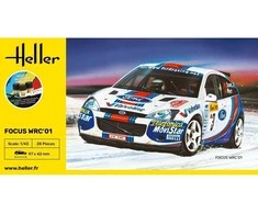 Heller Ford Focus WRC 2001 1:43 surenkamas dovanų rinkinys su dažais 56196