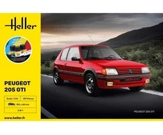 Heller Peugeot 205 GTI 1:24 plastikinis modelio dovanų rinkinys