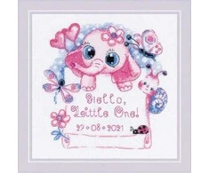 Hello, Little One! (for a girl) siuvinėjimo rinkinys iš RIOLIS Nr.: 1934