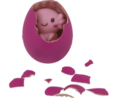 Dėlionė Hobilt Augantis aksolotlis kiaušinyje, rožinis arba žydras, 6 cm