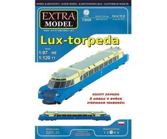 Hobilt Extra Model Lux-torpeda popierinis suklijuojamas modelis 1:87 EM-072