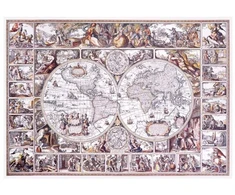 Hobilt Medinė dėlionė žemėlapis Didžiųjų geografinių atradimų amžius, 200 detalių