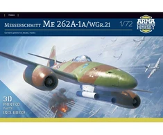 Hobilt Messerschmitt Me-262A-1a/WGr.21 plastikinis lėktuvo modelis 1/72 Arma Hobby