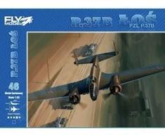 Hobilt PZL P.37B Łoś popierinis lėktuvo modelis 1:33, Fly Model (FMG-046)