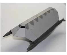 Hobilt Sea Shadow laivo popierinis modelis 1:200 EM-002 – Extra Model