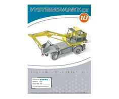 Hobilt ZTS DH-112/113 ratinis ekskavatorius 1:32 popierinis suklijuojamas