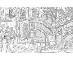Insight Editions Spalvinimo Knyga - Hogwarts Legacy Oficialus Spalvinimo Knyga 60 Puslapių 21.7x27.5 cm