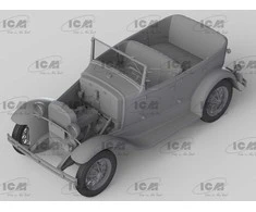 ICM Ford Model A Standard Phaeton 1/24, 1930-ieji – plastiko surinkimo rinkinys