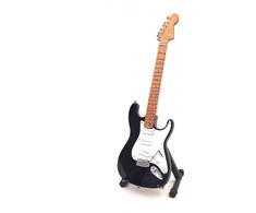 Indominiguitars Miniatiūrinė raudonmedžio gitara, įkvėpta Kurt Cobain – kolekcionieriams