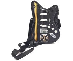 Indominiguitars Gitara formos vandeniui atspari petinė rankinė su Maltos kryžiumi