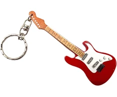 Indominiguitars Stilingas mahono gitaros raktų pakabukas – Dire Straits, Mark Knopfler gerbėjams