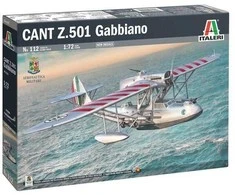 Italeri CANT Z.501 Gabbiano lėktuvo rinkinys 1/72