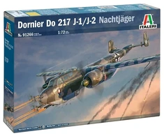 Italeri Dornier Do 217 J1/J2 Nachtjäger naktinio naikintuvo modelis 1/72, 91266