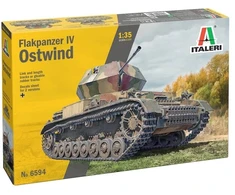 Italeri Flakpanzer IV Ostwind priešlėktuvinio tanko modelis 1/35, 6594