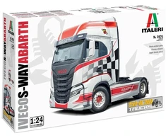 Italeri Iveco S-Way Abarth sunkvežimio modelis 1:24 su lipdukais