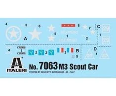 Italeri M3A1 Scout Car 1:72 plastikinis surenkamas modelis (7063)