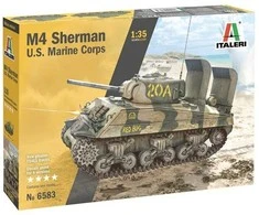 Italeri M4 Sherman JAV jūrų pėstininkų 1/35 plastikinis modelis (6583)