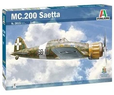 Italeri Macchi C.200 Saetta 1/48 plastikinis lėktuvo modelio rinkinys