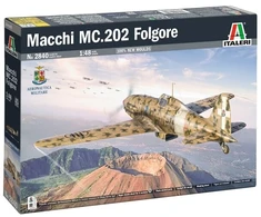 Italeri Macchi MC.202 Folgore surenkamas naikintuvo modelis 1/48, 2840