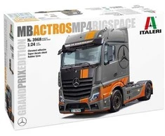Italeri Mercedes-Benz Actros MP4 Big Space Grand Prix, 1/24 plastikinis modelis