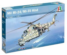 Italeri Mi-24/35 Hind sraigtasparnis 1/72 plastikinis modelis
