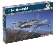 Italeri Republic F-84G Thunderjet 1/72 plastikinis lėktuvo surinkimo rinkinys