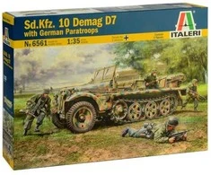 Italeri Sd.Kfz.10 Demag D7 su vokiečių parašiutininkais 1/35 (6561)