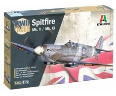 Italeri Spitfire Mk.V/Mk.IX Aces 1/72 plastikinis surinkimo rinkinys