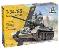 Italeri T-34/85 Zavod 112 (1944) 1/35 plastikinis surenkamas tanko rinkinys