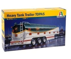 Italeri TOPAS sunkiųjų tankų priekaba, plastikinis rinkinys 1:24