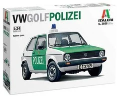 Italeri VW Golf Polizei 1/24 plastikinis policijos auto modelis