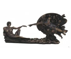 Italfama Adomo sutvėrimas - Michelangelo kūrinys (mažesnė versija). Išmatavimai: 27x7x12cm.