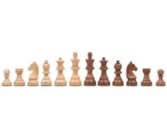 Italfama AKACIJOS medienos šachmatų figūros. Aukštis: 8,4cm., diametras: 3,2cm.
