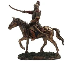 Italfama GENGIS KHAN - mongolų imperijos įkūrėjas. Išmatavimai: 23x9x24cm.