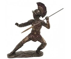 Italfama Gladiatorius su ietimi. Aukštis: 25cm.