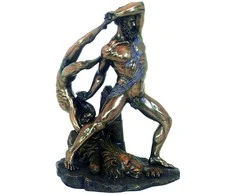 Italfama „Herkulesas ir Lichas" - Antonio Kanovos kūrinys. Aukštis: 28cm.