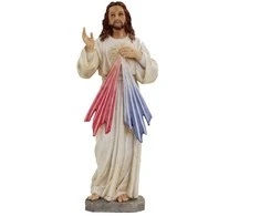 Italfama Jėzus (rankomis tapyta versija). Aukštis 21cm.