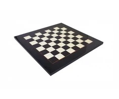 Italfama Juoda vertingos medienos šachmatų lenta. 42x42cm., kvadratas: 4cm.