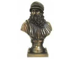 Italfama Leonardo da Vinčio biustas. Aukštis 24cm.