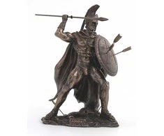 Italfama Leonidas su ietimi ir strėlėmis (mažesnė versija). Aukštis: 25cm.