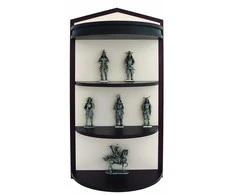 Italfama Medinė statulėlių vitrina. Išmatavimai: 33x67cm.