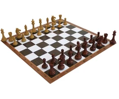Italfama PVC PREMIUM šachmatų rinkinys 51 x 51 cm. balta - ruda