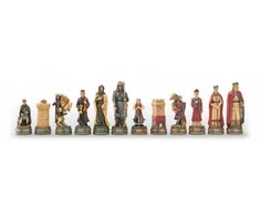 Italfama Šachmatų figūros CAMELOT. Aukštis: 8cm., diametras: 2,6cm.