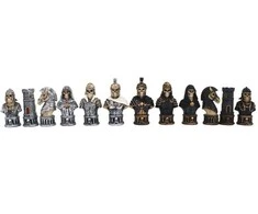 Italfama SKELETONAI šachmatų figūros. Aukštis: 8cm., diametras: 2,6cm.