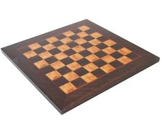 Italfama Šviesiai ruda/tamsiai ruda vertingos medienos šachmatų lenta. 51x51cm., kvadratas: 5cm.