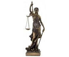 Italfama Teisingumo deivė (didesnė versija). Aukštis: 30cm.