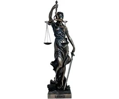 Italfama Teisingumo deivė (ypač didelė versija). Aukštis: 50cm.