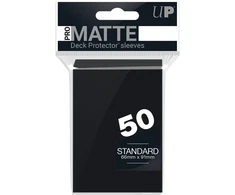 Juodos matinės kortų įmautės Pokémon ir MTG kortoms, 50 vnt., Ultra PRO