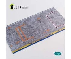 Kelik Le Mans Pitstop akrilo bazė 1/24 modeliui 3x180x357 mm