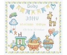 LetiStitch luca S Baby Boy Record SLETI936